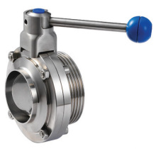 Stainless Steel Welded -Threaded Sanitary Butterfly Valve